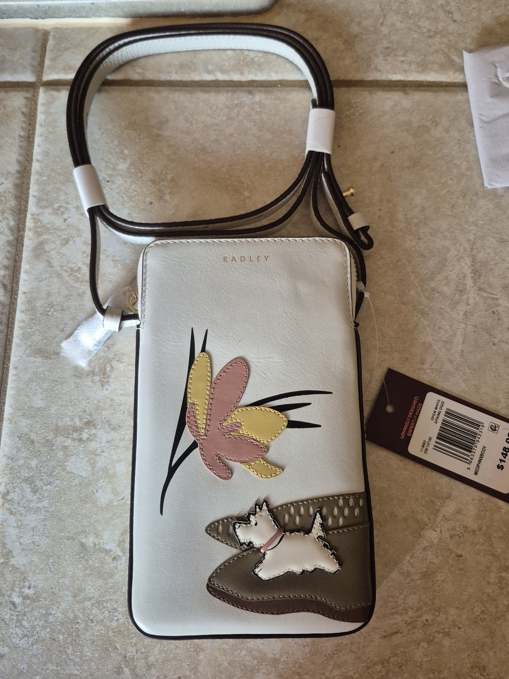 RADLEY LONDON SNOW SPRING DAZE MEDIUM PHONE CROSSBODY BAG NWT